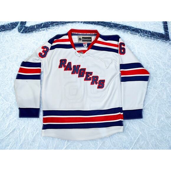 New York Rangers Mats Zuccarello Reebok CCM NHL Jersey W/ fight strap Size 52 - Picture 2 of 12